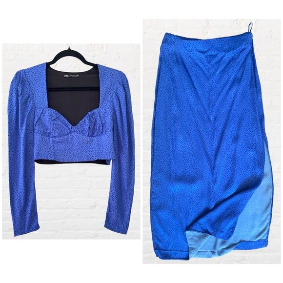 Zara blouse and skirt 2 piece set - Picture 1 of 11